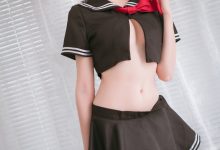 瓜希酱 NO.012 黑贞德 校服 [13P-59MB]-套图岛