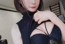 Coser小姐姐白银 – 黑色包臀裙[35P40.5M]-套图岛
