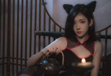 南桃Momoko NO.56 黑旗袍，福利向 [25P-33MB]-套图岛