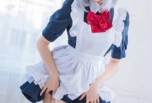 瓜希酱 NO.050 — 折纸女仆 [22P-84M]-套图岛