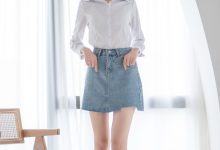 西呱呀呀呀 NO.009 — 牛仔裙 [76P+1V-512M]-套图岛