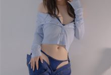 疯猫ss - NO.117 2022夏日限定A本 吉他妹妹 牛仔裤 [20P-434MB]-套图岛