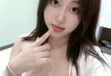 微密圈爱喝牛奶的墩墩_丝绒睡衣 [20P+1V-63MB]-套图岛