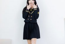 物恋传媒 No.2423 嘟嘟-JK制服、板鞋、白色蕾丝船袜、裸足 [150P1V-3.66GB]-套图岛