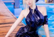 Seya狮砸 –  FGO 黑呆泳衣[10P-161.2M]-套图岛