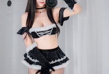 轩萧学姐 – NO.107 黑魔女圣诞-套图岛