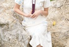 足愉心 No.133 夏沫（搭配：黑色板鞋、白色棉袜、肉色丝袜）-套图岛