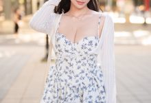 雨波HaneAme –  2026年08月订阅 Original Cinema Day Dress lingerie 夏日碎藍-套图岛