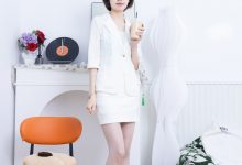 BoBoSocks袜啵啵 No.763 小甜豆-高跟鞋、油亮薄白丝、ol制服-套图岛