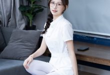 BoBoSocks袜啵啵 No.764 香菜-高跟鞋、厚白丝、护士服-套图岛