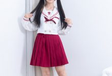 物恋传媒 No.2799 小怜-高跟鞋、薄白丝小腿袜、裸足、jk制服-套图岛